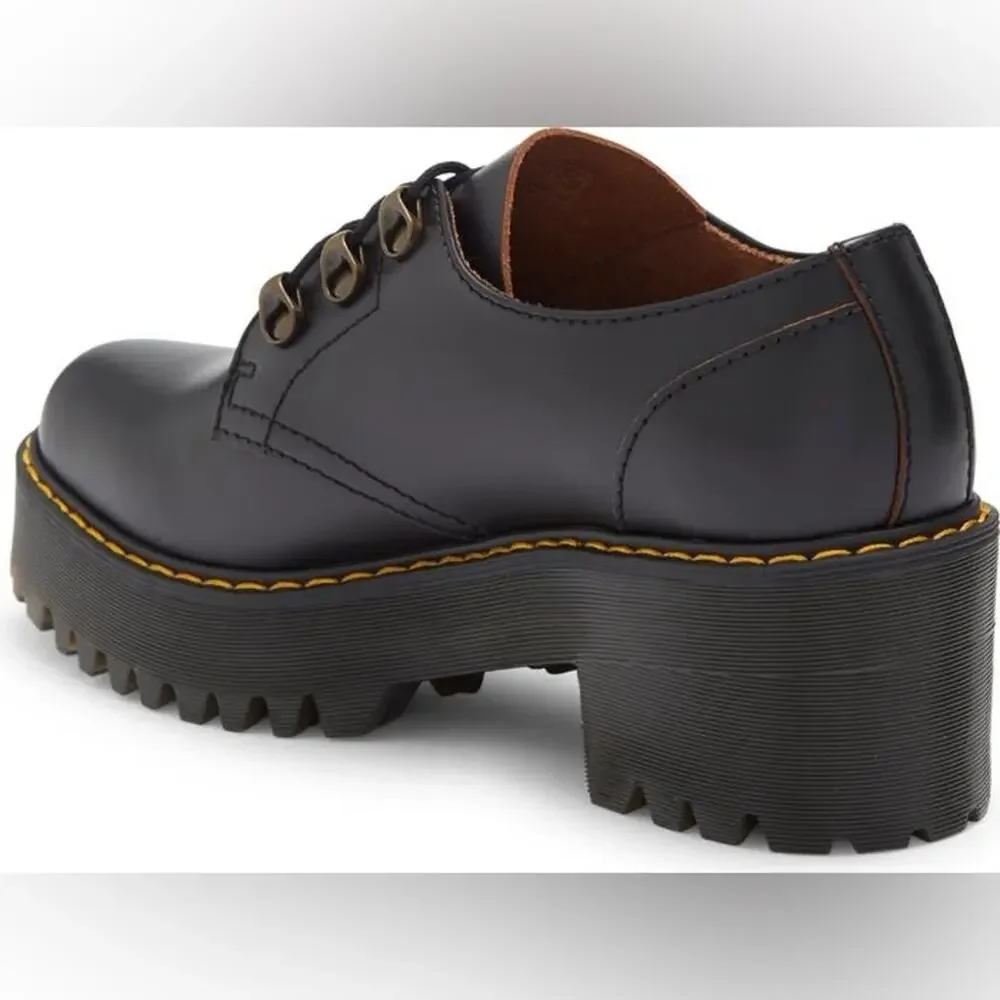NIB Dr. Martens Leona Lug Sole Platform Derby